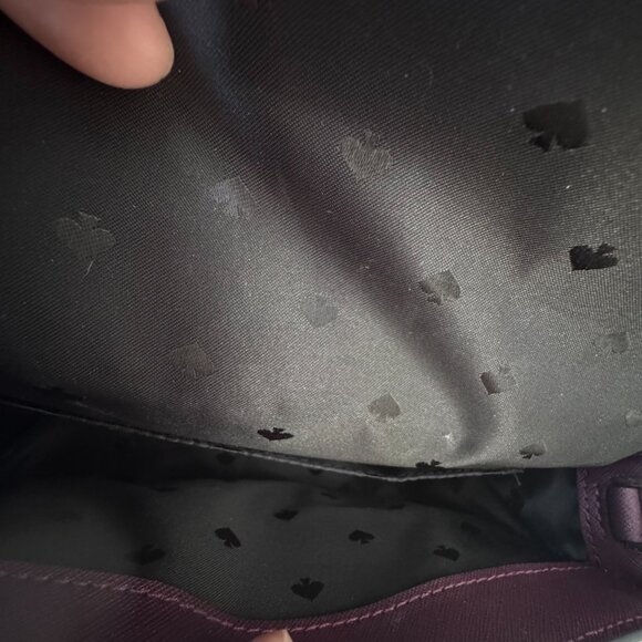 Kate Spade New York Cameron Dusk Buds Floral Crossbody – Burgundy/Black Multi - Picture 11 of 12